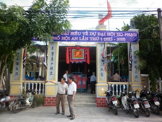 Chuẩn bị Đại hội Hội đồng Họ phạm Hội An